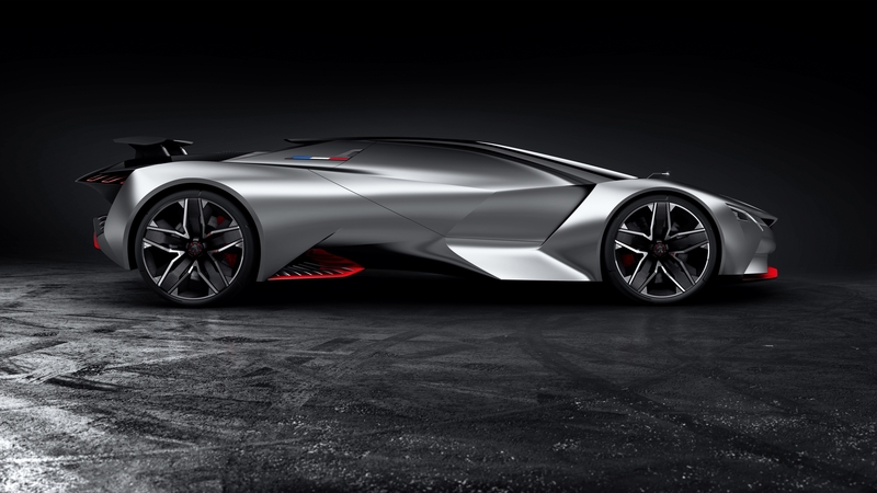 progressive, concept, rock band, alternative, peugeot vision gran turismo, obscure, unique, silver
