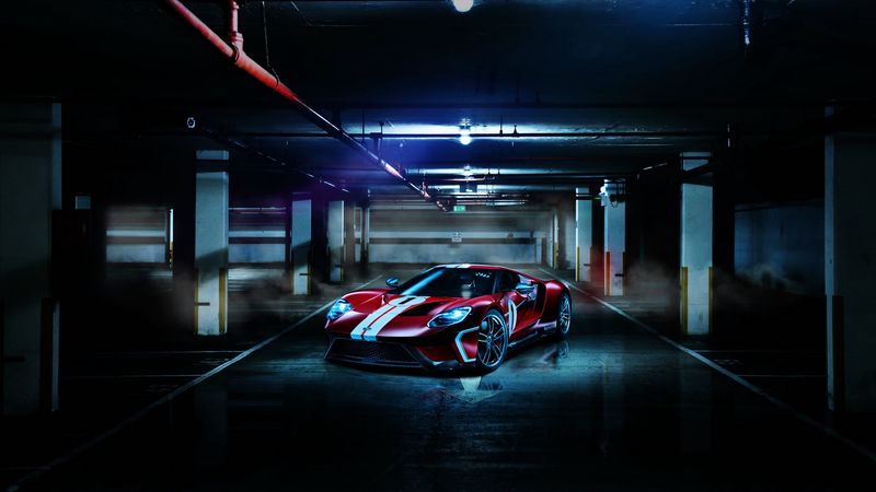 ford gt, ford, sports car, tuning, 4k