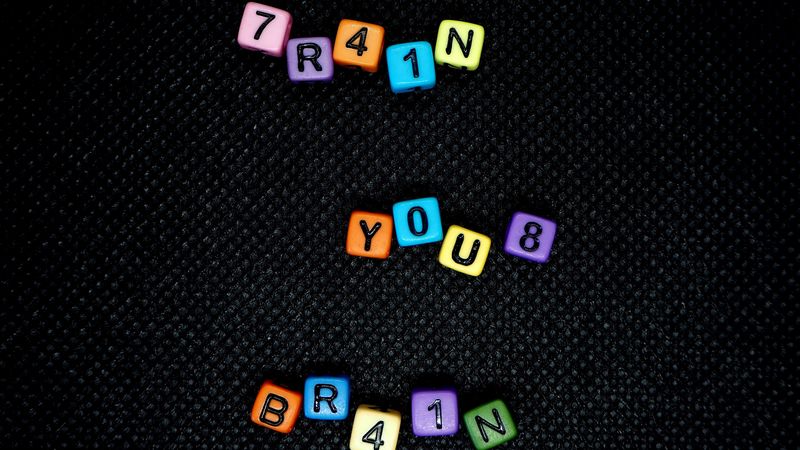 inscription, phrase, cubes, 4k