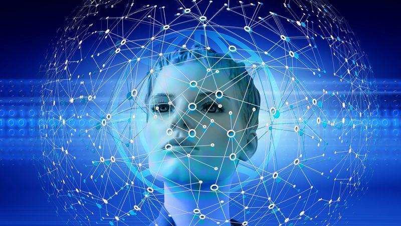 face, connections, scheme, network, 4k