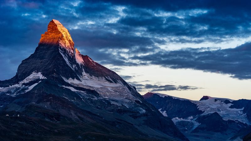mountain, peak, zermatt, switzerland, 4k