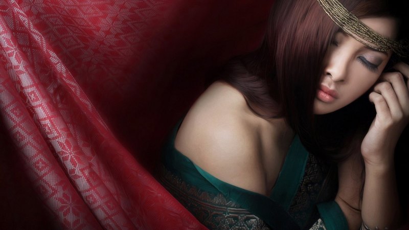 face, model, woman, asian