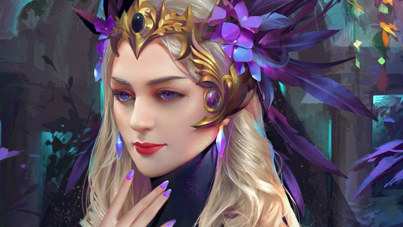 art, fantasy, face, woman