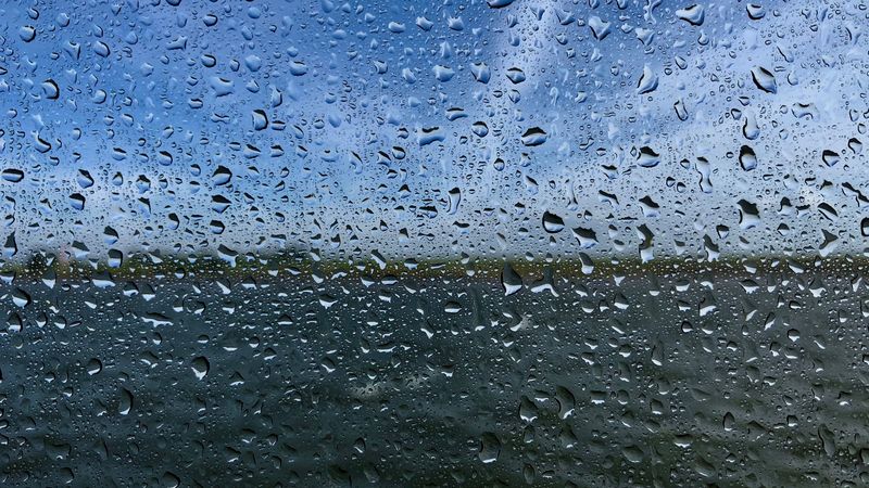 drops, glass, wet, surface, blur, 4k
