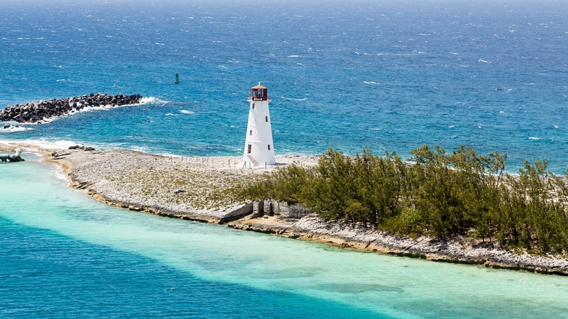 beach, nature, lighthouse, firefox persona theme, sea