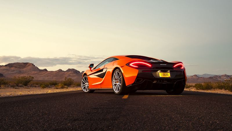 mclaren 570, mclaren, sports car, supercar, road, asphalt, 4k