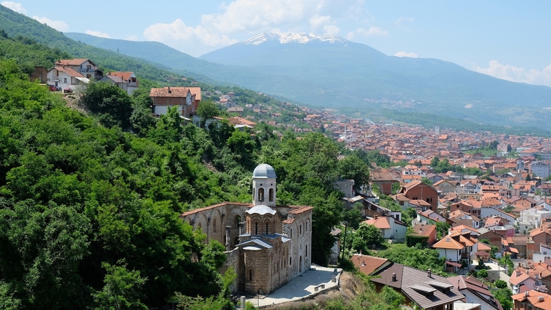 landscape, town, europe, church
