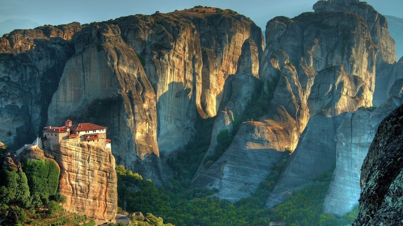 mountain, rocks, scenry, surrounded