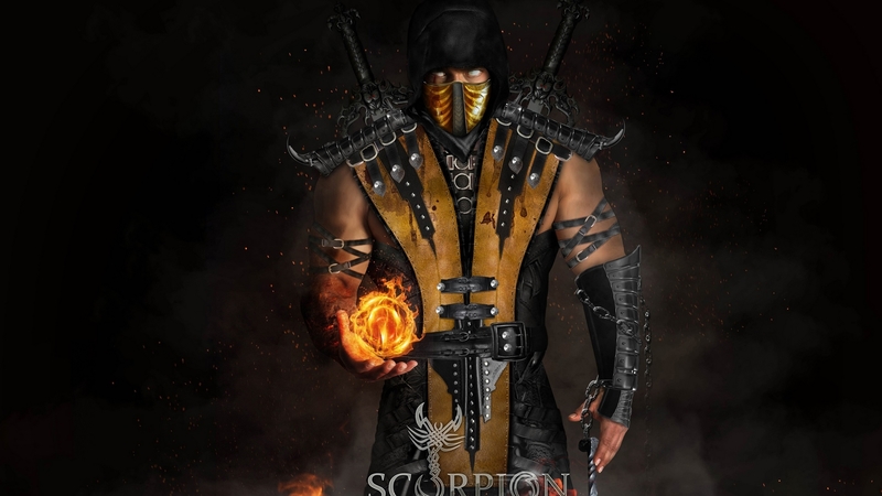 3d, characters, video games, mortal kombat, scorpion