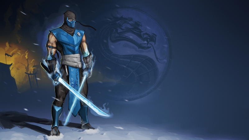 gaming, sub zero, video game, game, mortal kombat