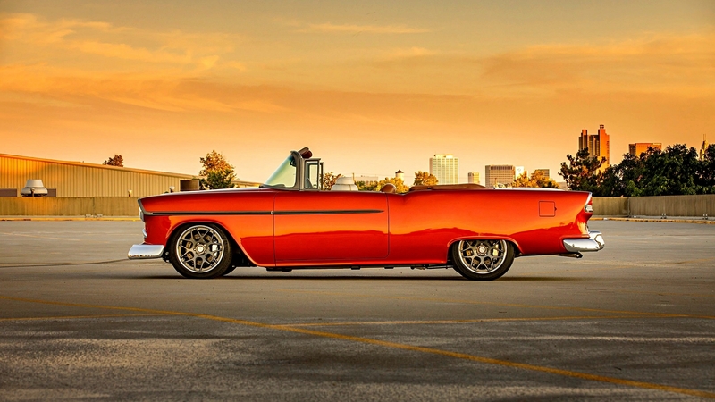 windows, desktop, 1955 chevy convertible