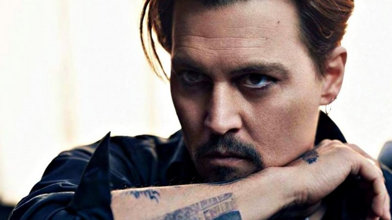 man, actor, johnny depp, tattoo