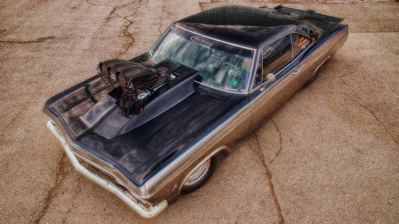 windows, desktop, 1965 chevy impala in hdr