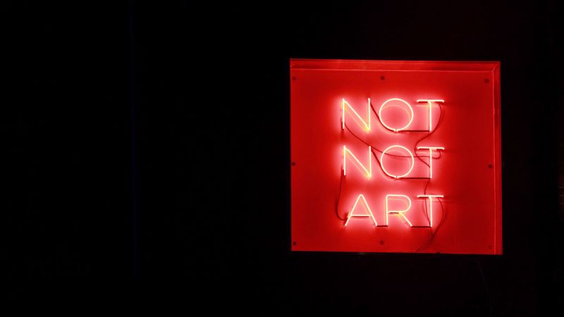 inscription, art, neon, backlight, 4k