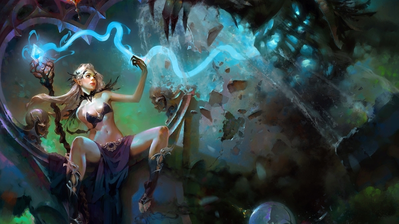 art, warrior, fantasy, woman