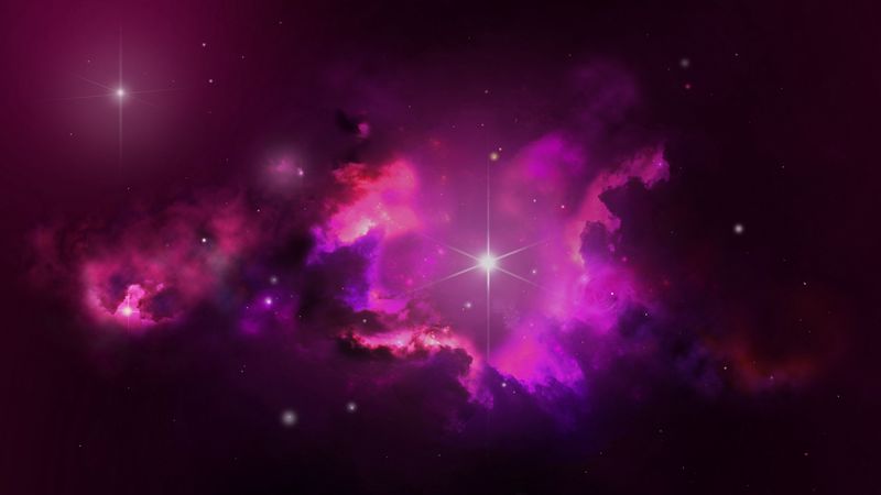 space, glow, galaxy, 4k