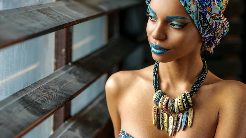 girl, look, makeup, window