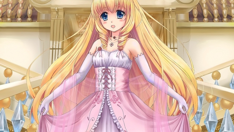 cute, pink, girl, anime