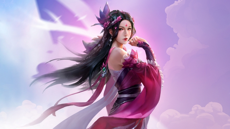 fantasy, ctrl t studio, pink, frumusete, girl, asian