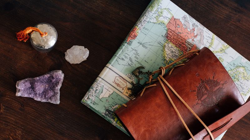 card, notebook, travel, 4k