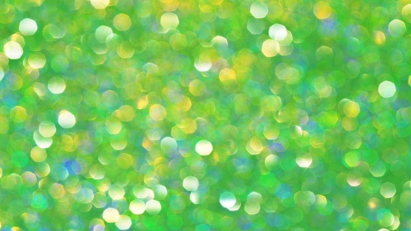 bokeh, glare, glitter, circles, green, 4k