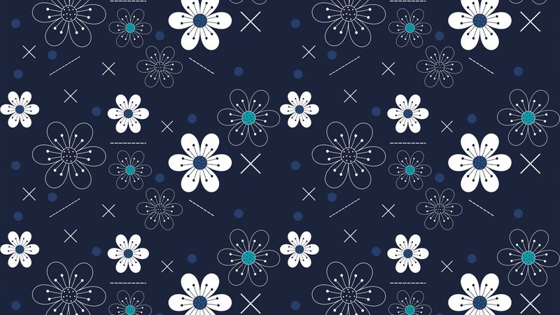 flowers, patterns, shapes, 4k