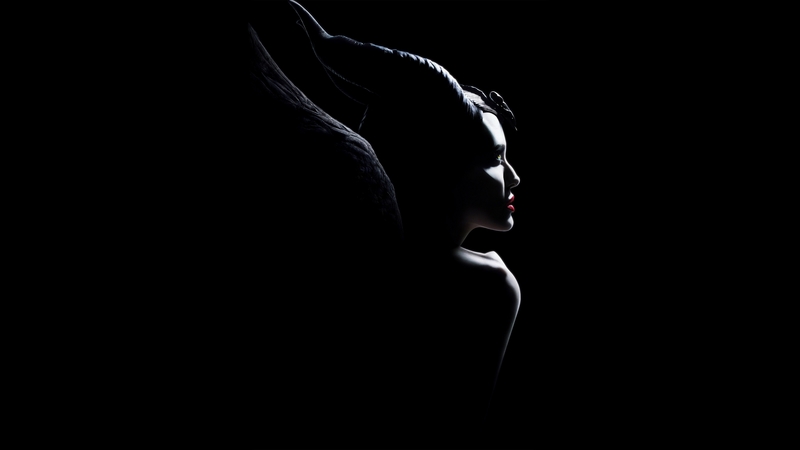 angelina jolie, poster, movie, black, disney, maleficent, fairy, horns