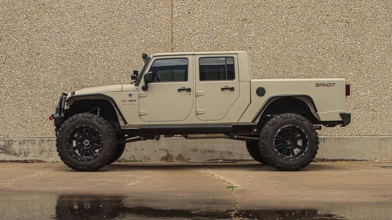 pick  up, car, wrangler, jeep, bandit