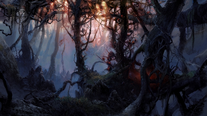 art, jungle, forest, ratushnyak vitaly, fantasy