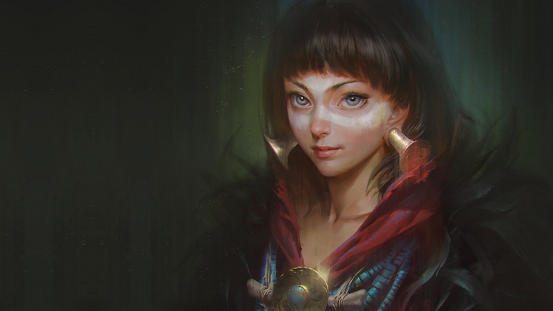 g host lee, art, fantasy, luminos, girl