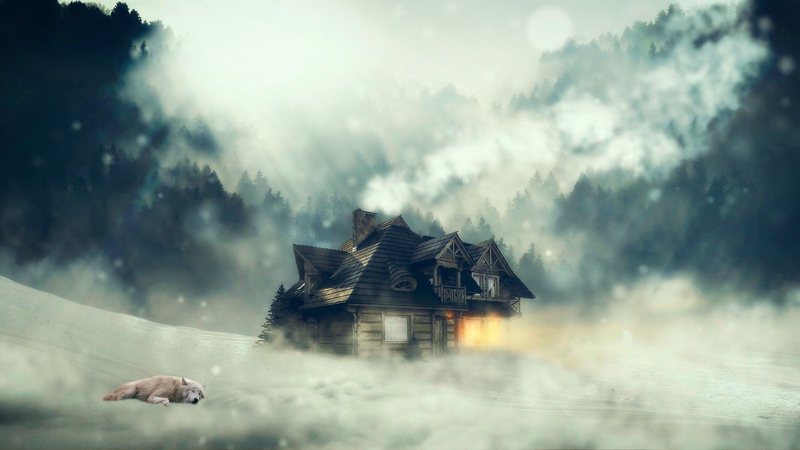blizzard, nature, fantasy, winter
