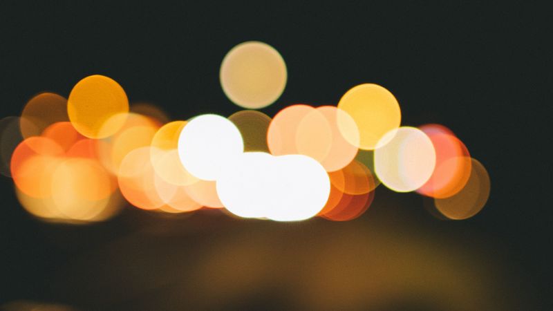 glare, bokeh, circles, 4k