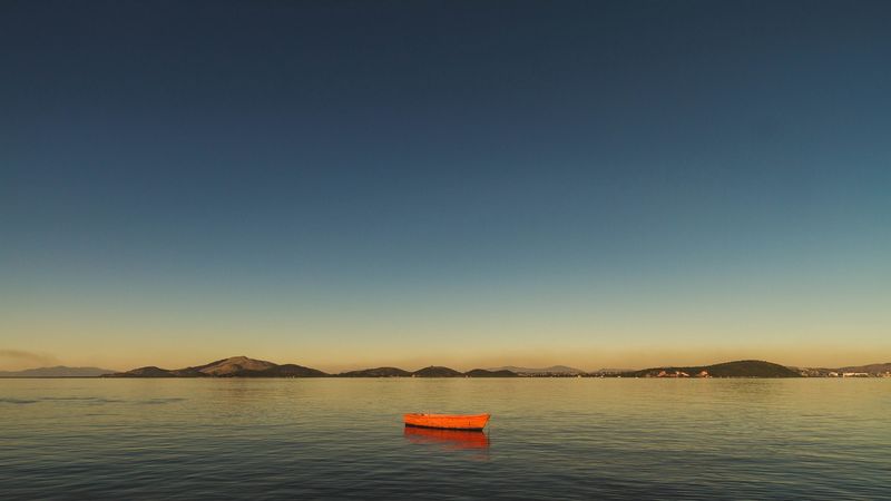 boat, bay, horizon, guanabara bay, rio de janeiro, brazil, 4k