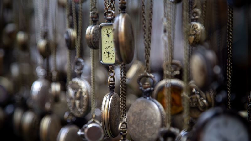 pocket watch, vintage, collection, 4k