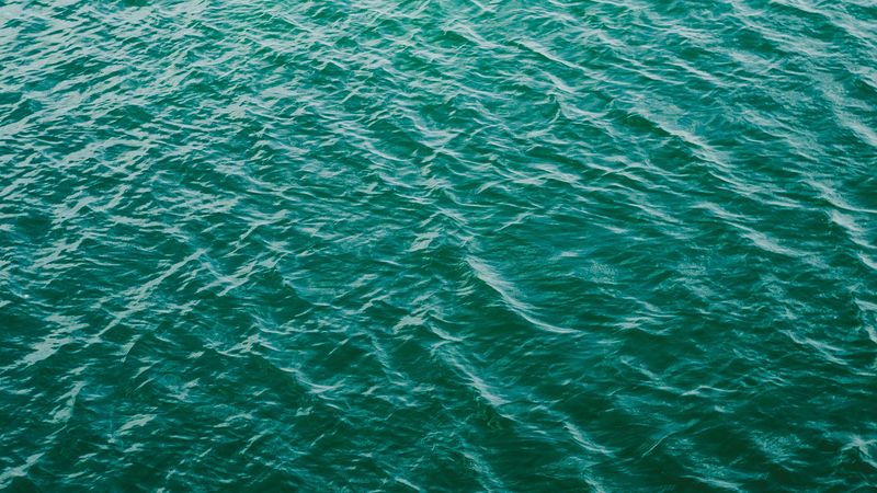 sea, wavy, water, surface, 4k
