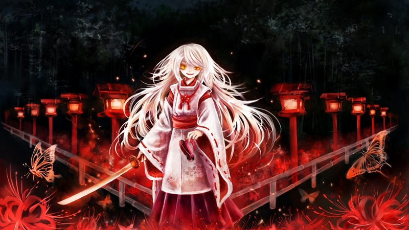 girl, anime, new, beauty, wall