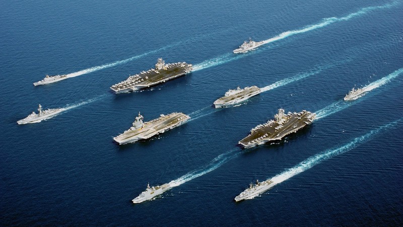 powerful fleet, hd, carriers, usa