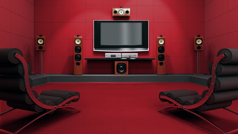 red, tv, pg, living room