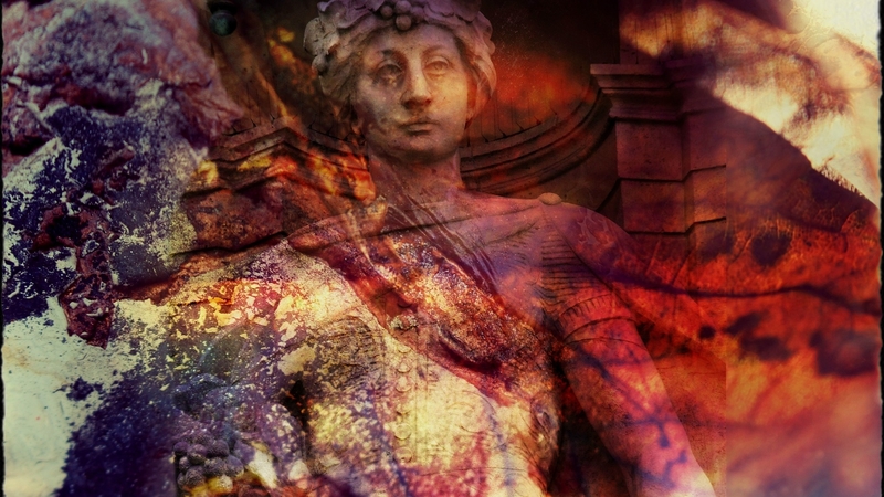 red, artistic, statue, gothic, dark, abstract
