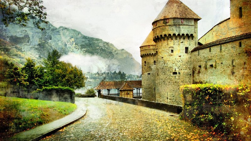 indulge, autumn, leaves falling, lead, autumn leaves, fairytale, yourself, roads, dream, speculation