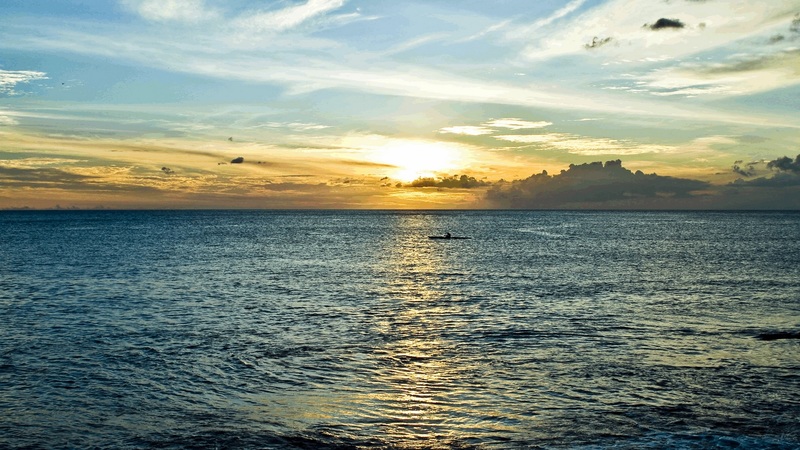 ocean, colors, beautiful, sky, clouds, boat, calm, sunsets, nature, reflection, blue