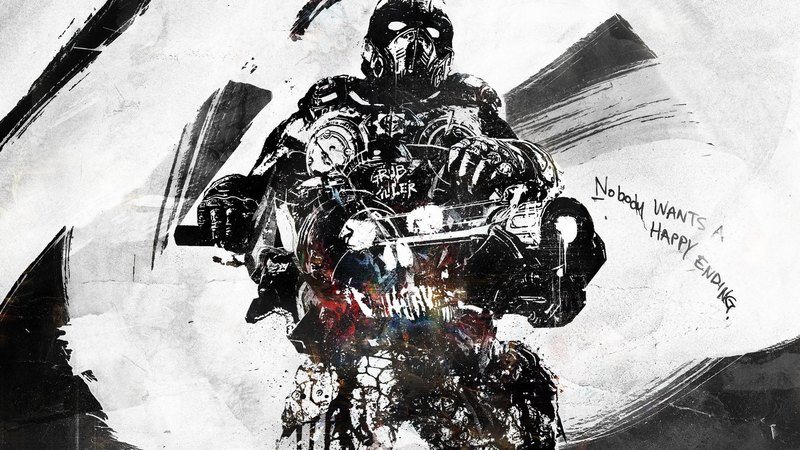 games, gears of war, video, artwork