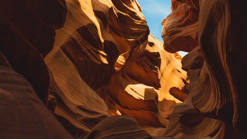 canyon, crevice, antelope canyon, arizona, united states, 4k