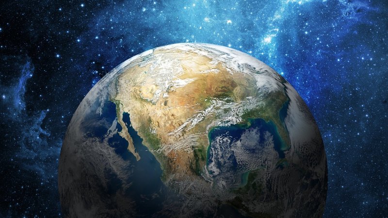 stars, planet, splendor, space, blue