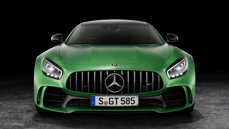 cars, mercedes, green, 2018, fast
