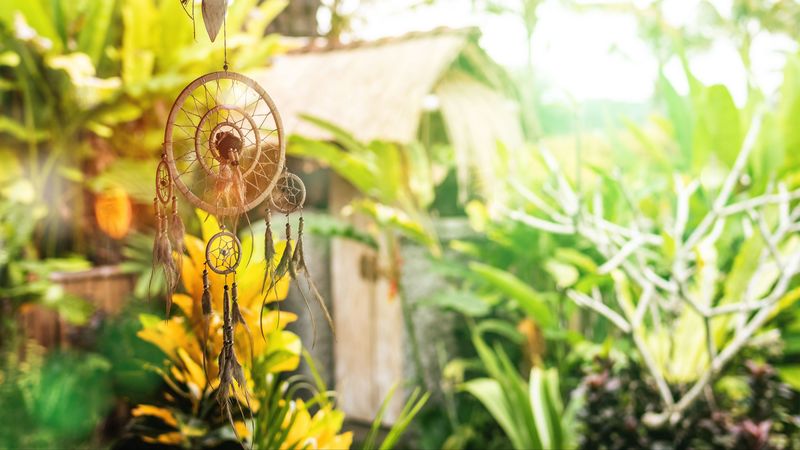 dream catcher, feathers, weaving, decorating, 4k