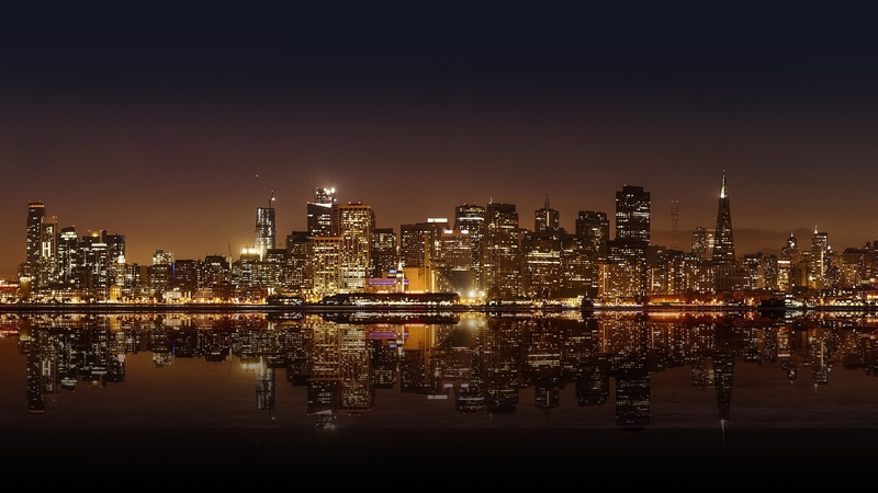 cityscapes, nights, california, lights, nature