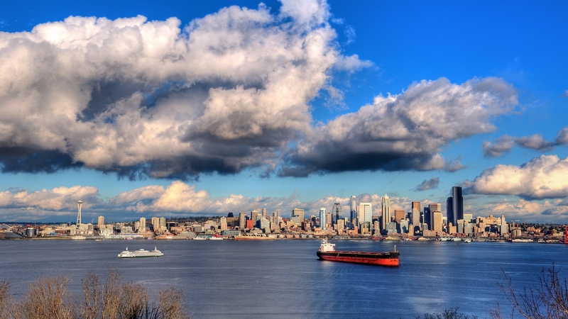 clouds, ship