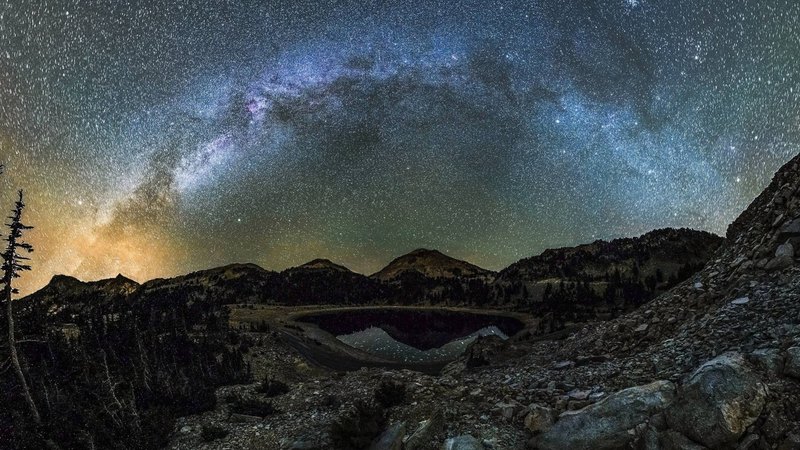 mt lassen, stars, cool, space, fun, milkey way