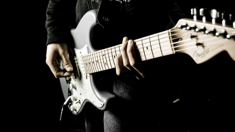 guitarist, guitar, musical instrument, music, 4k